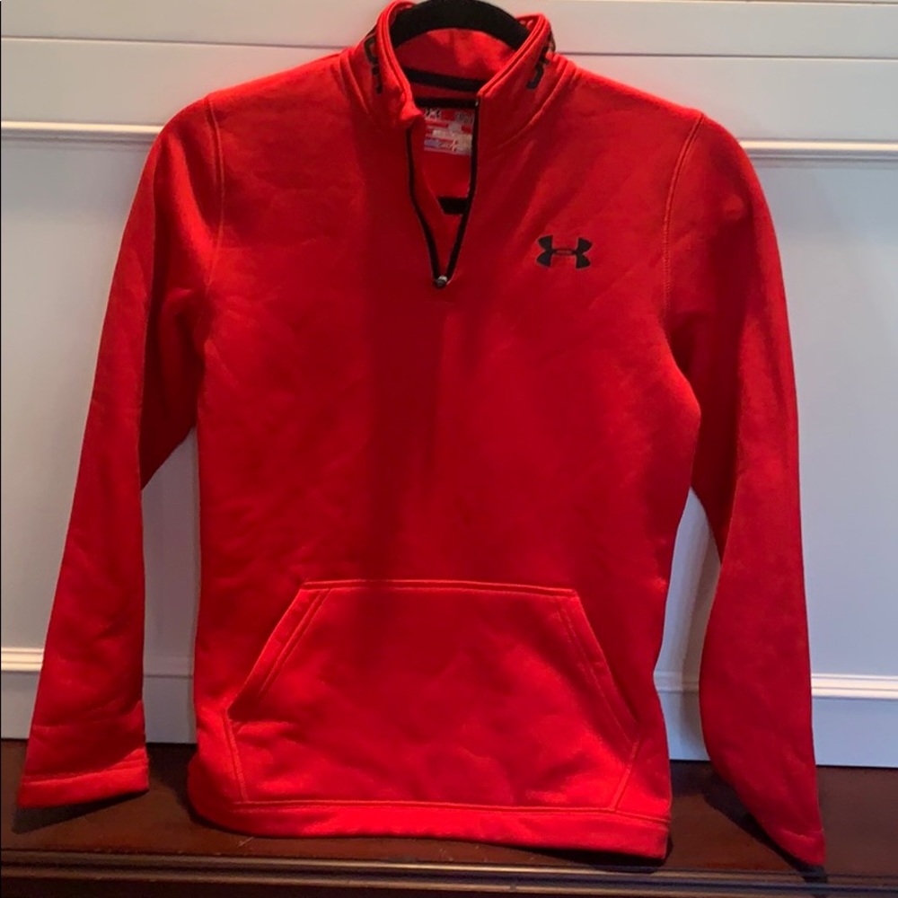 Red UA sweatshirt